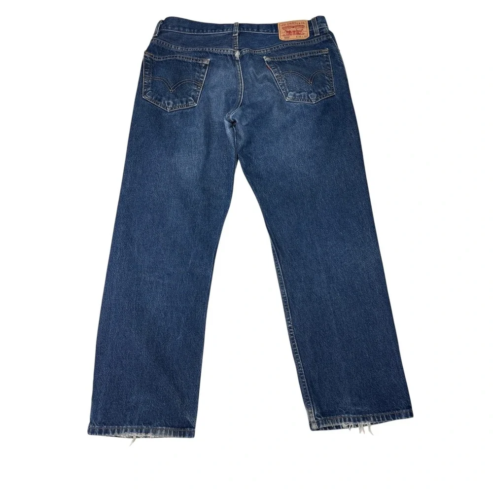 Levi's 505 Regular Fit‎ Jeans W36 L30 Men's Denim Blue Five Pocket Casual